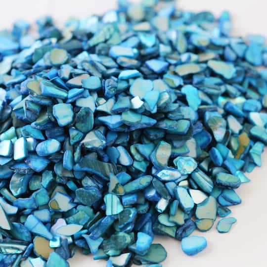Vunder&#x2122; Crushed Turquoise Mother of Pearl Shells